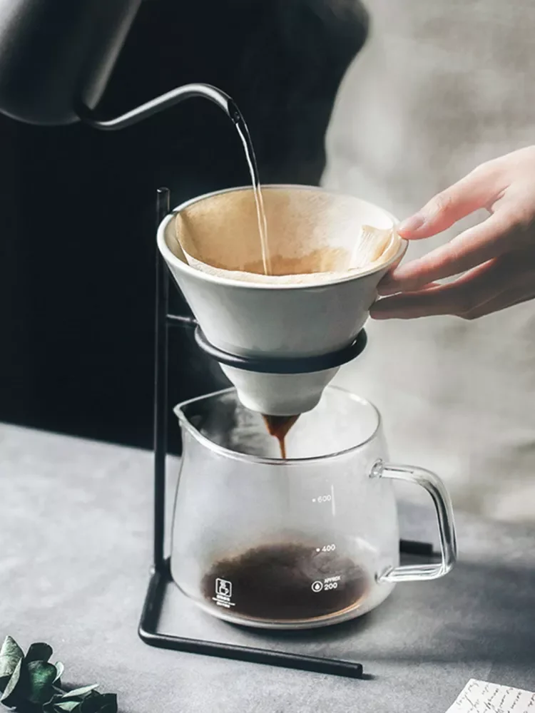 Espresso Coffee Filter Reusable Ceramics Coffee Dripper Funnel Drip Coffee Maker with Holder Coffeeware coffee Accessories
Espresso Coffee Filter Reusable Ceramics Coffee Dripper Funnel Drip Coffee Maker with Holder Coffeeware coffee Accessories