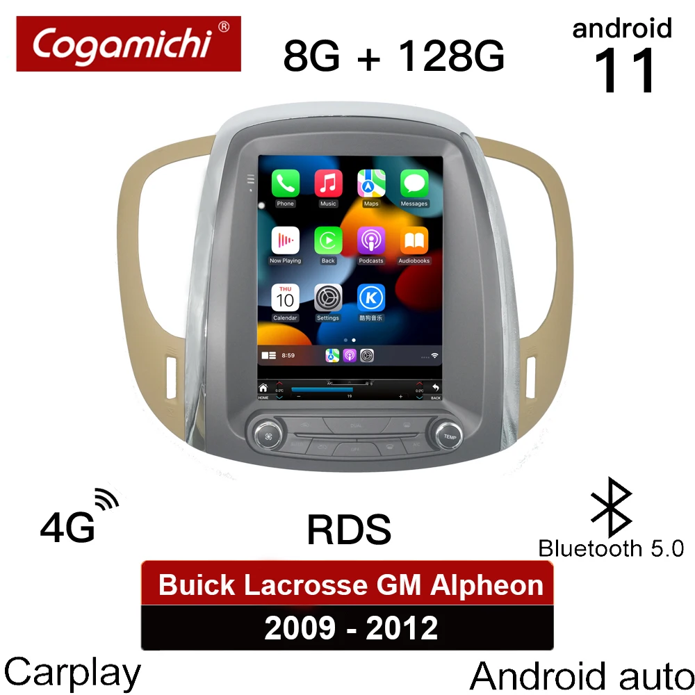 Wireless Android Car Radio With Bluetooth GPS For Buick Lacrosse GM Alpheon 2009 2010 2011 2012 WIFI Carplay Car Monitor Support
Wireless Android Car Radio With Bluetooth GPS For Buick Lacrosse GM Alpheon 2009 2010 2011 2012 WIFI Carplay Car Monitor Support