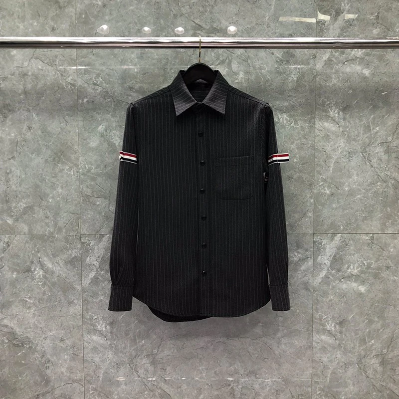 TB THOM Men‘s Shirt Women Blouse Casual Solid Striped Design Cotton Turn Down Collar Formal High Quality Advanced Men Blouse
TB THOM Men‘s Shirt Women Blouse Casual Solid Striped Design Cotton Turn Down Collar Formal High Quality Advanced Men Blouse