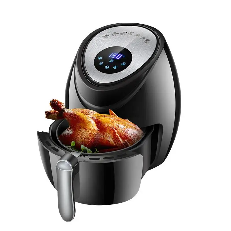 

Фритюрница с большой емкостью, многофункциональная бытовая электрическая сковорода без дыма, умный аппарат для жарки картофеля фри с сенсорным экраном