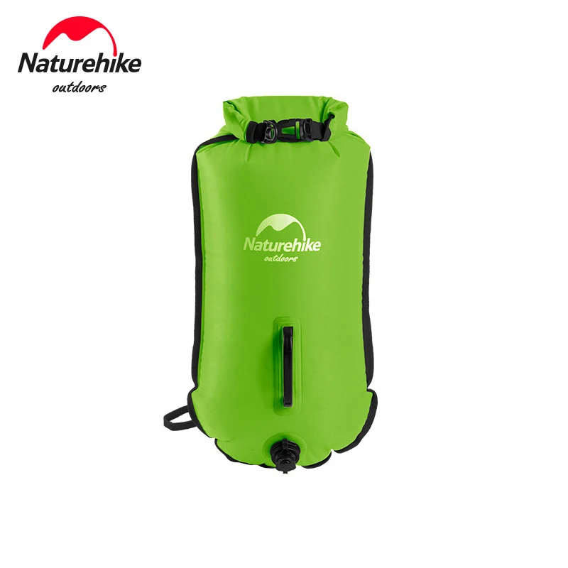 

Naturehike 28L Inflatable Waterproof Swimming Bag Swimming Flotation Bag Dry Waterproof Bag For Swimming Drifting NH17S001-G