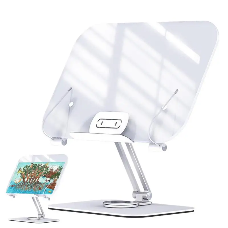 Book Reading Stand Hands-free Book Holder Desktop Bookshelf Kitchen Document Shelf With 360 Rotating Base For Music Book Mobile
Book Reading Stand Hands-free Book Holder Desktop Bookshelf Kitchen Document Shelf With 360 Rotating Base For Music Book Mobile
