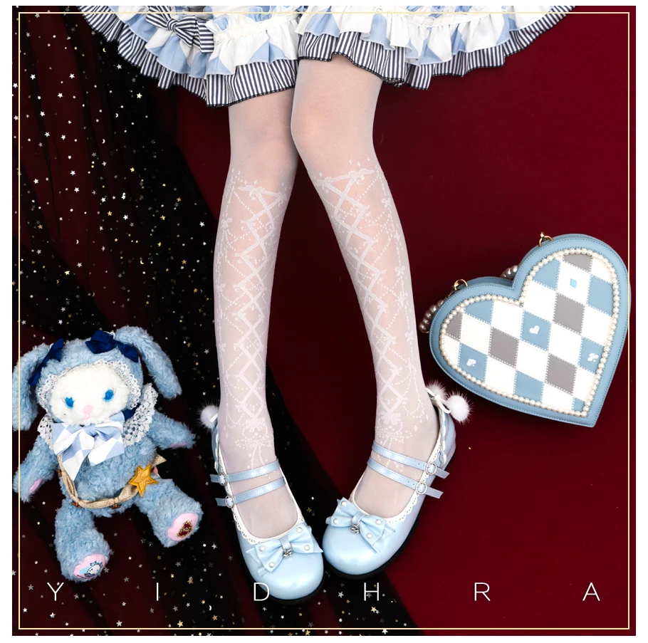 Women's Sweet Lolita Star Cross Bowknot Knee-High Silk Stocking Cosplay Summer Sexy Girl Ultrathin Thigh High Socks Accessories
Women's Sweet Lolita Star Cross Bowknot Knee-High Silk Stocking Cosplay Summer Sexy Girl Ultrathin Thigh High Socks Accessories