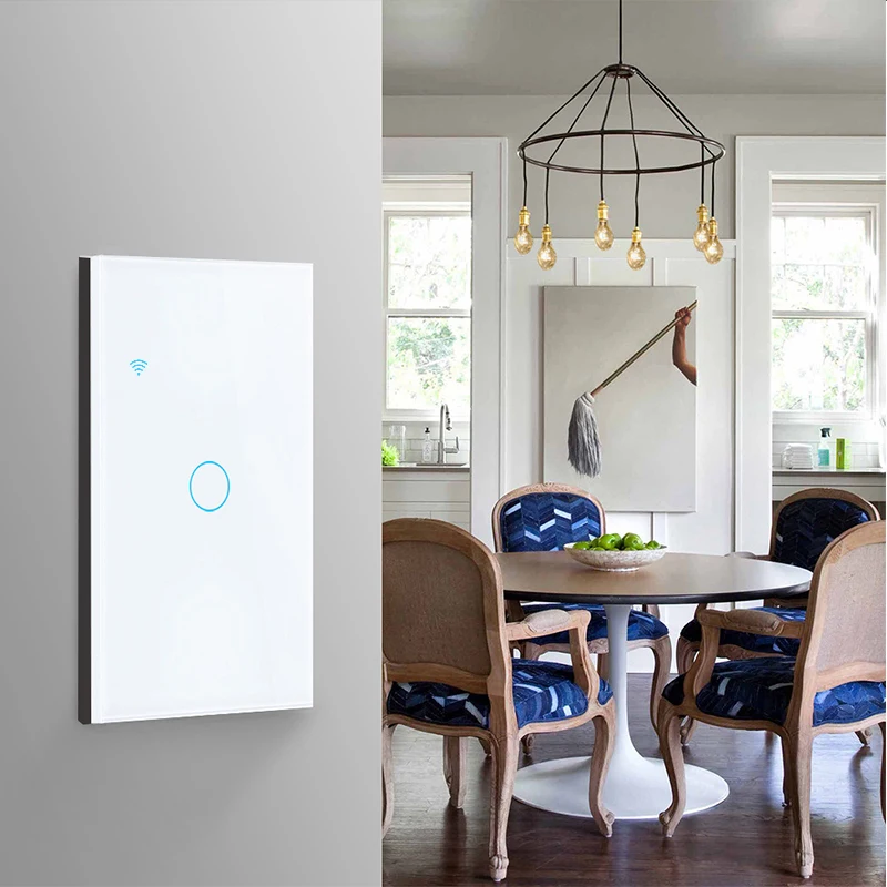 US Touch Switch Sensor Switches No Neutral Wire Required LED Crystal Glass Panel Wall Lamp Smart Light Switch 1/2/3/4 Gang
US Touch Switch Sensor Switches No Neutral Wire Required LED Crystal Glass Panel Wall Lamp Smart Light Switch 1/2/3/4 Gang