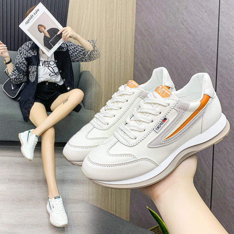 Genuine Leather Women's Shoes 2022 New Casual Flat Shoes All-match White Shoes Low-top Shoes Women's Trend Shoes Women
Genuine Leather Women's Shoes 2022 New Casual Flat Shoes All-match White Shoes Low-top Shoes Women's Trend Shoes Women