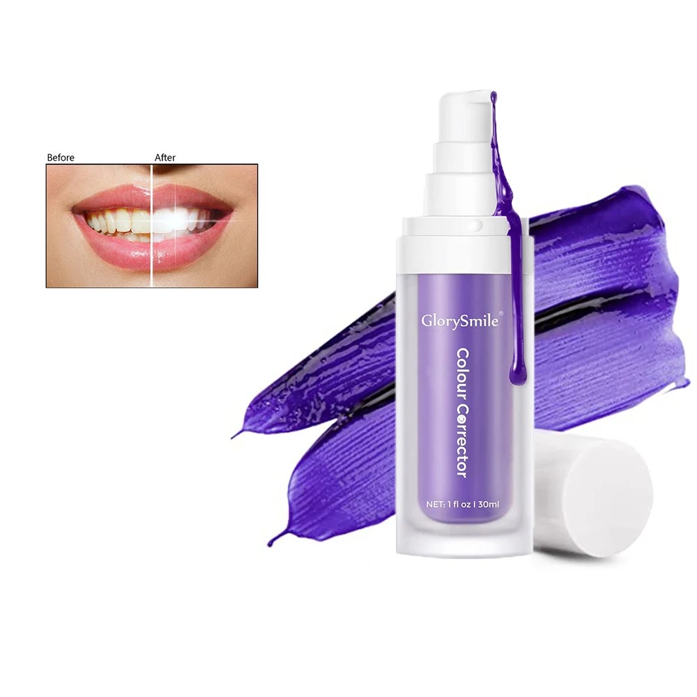 Purple Toothpaste for Teeth whitening v34color Corrector Purple Toothpaste Purple Teeth whitening Tooth Stain Removal 30ml
Purple Toothpaste for Teeth whitening v34color Corrector Purple Toothpaste Purple Teeth whitening Tooth Stain Removal 30ml