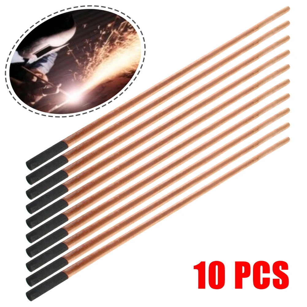 10pcs Arc Air Electrode Gouging Carbon Rods Kit 4-12mm Dia Rods Carbones Copperclad 355mm Length Welding Tools Parts
10pcs Arc Air Electrode Gouging Carbon Rods Kit 4-12mm Dia Rods Carbones Copperclad 355mm Length Welding Tools Parts