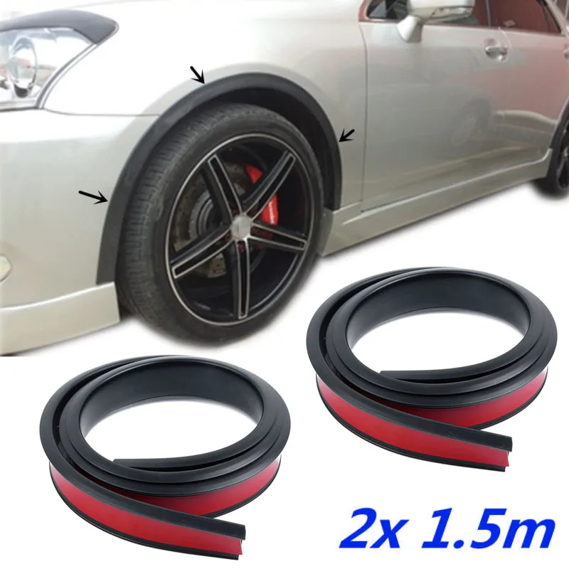 2pcs 1.5 M Universal Rubber Car Wheel Arch Protection Moldings Anti-collision Mudguard Car Wheel Protection Wheel Sticker
2pcs 1.5 M Universal Rubber Car Wheel Arch Protection Moldings Anti-collision Mudguard Car Wheel Protection Wheel Sticker