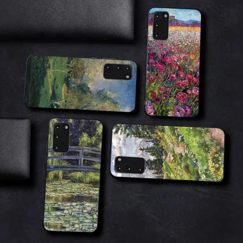 

Monet Oil Painting Phone Case For Samsung Galaxy S 20lite S21 S21ULTRA s20 s20plus S21plus 20UlTRA