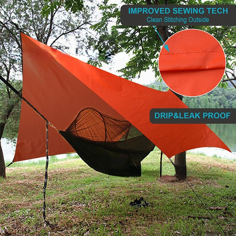 Waterproof Orange Tent Sunshade Tarpaulin Ultra Light Garden Canopy Sunshade Outdoor Camping Beach Sunshade Rainproof Cover
Waterproof Orange Tent Sunshade Tarpaulin Ultra Light Garden Canopy Sunshade Outdoor Camping Beach Sunshade Rainproof Cover