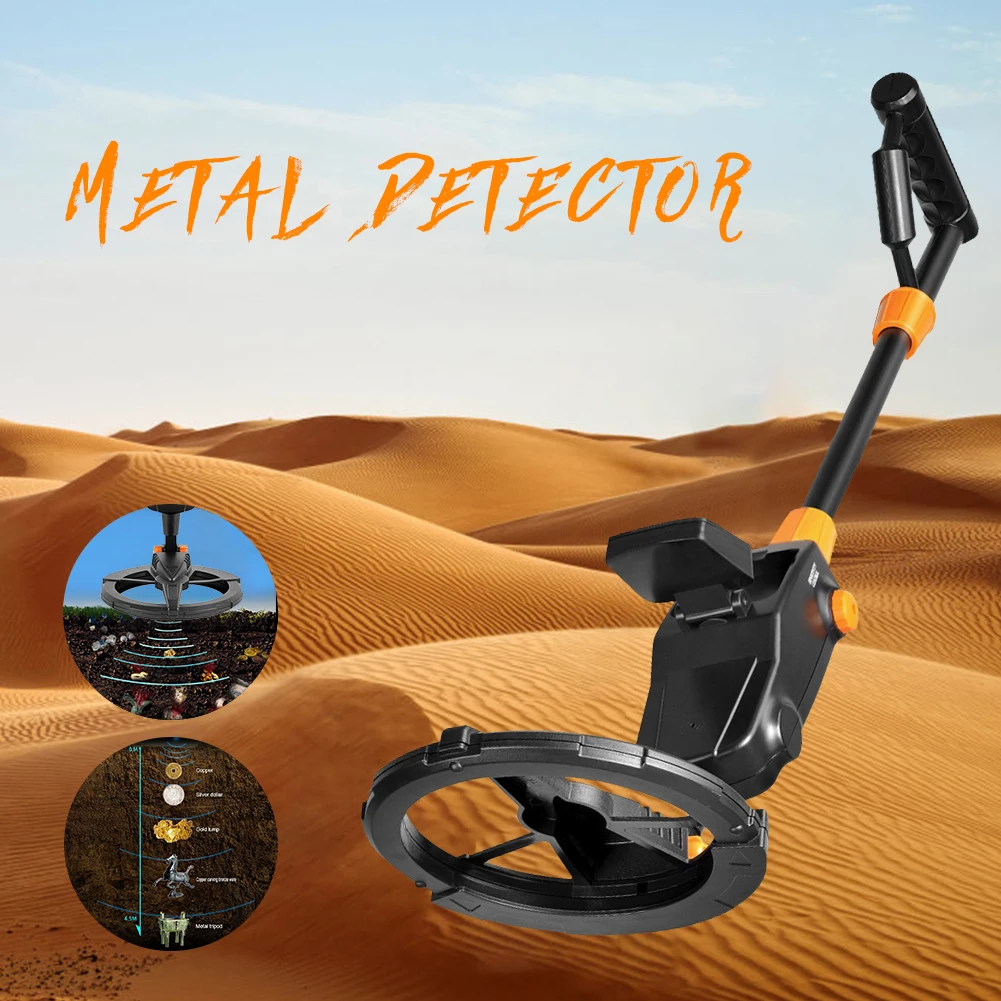 

MD1008A LCD Gold Metal Detector Hunter Detecting Digger Treasure Underground Metal Detector Main Unit with Search Coil