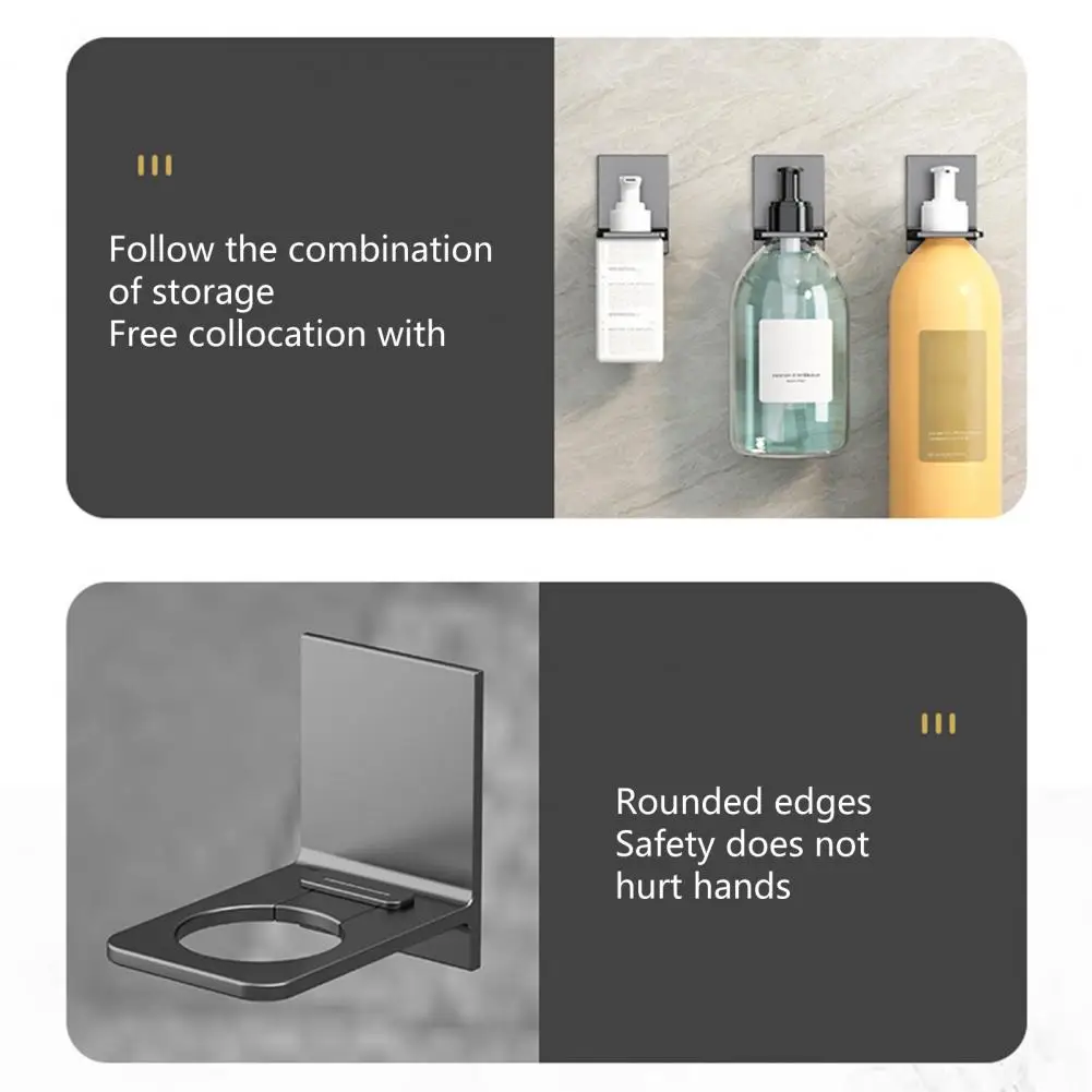 Useful Shower Soap Holder Simple Installation Bottle Rack Hook Traceless Shampoo Standing Shelf Storage Holder Space-saving
Useful Shower Soap Holder Simple Installation Bottle Rack Hook Traceless Shampoo Standing Shelf Storage Holder Space-saving