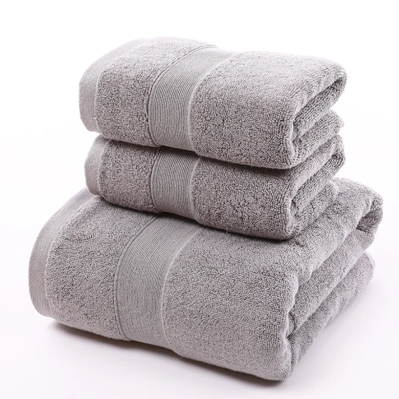 

Cotton Beach Terry Bath Towels for Adults Quick Drying Microfiber Hair Towel Thick Luxury Bathroom Towel Set 70*140cm/35*75cm