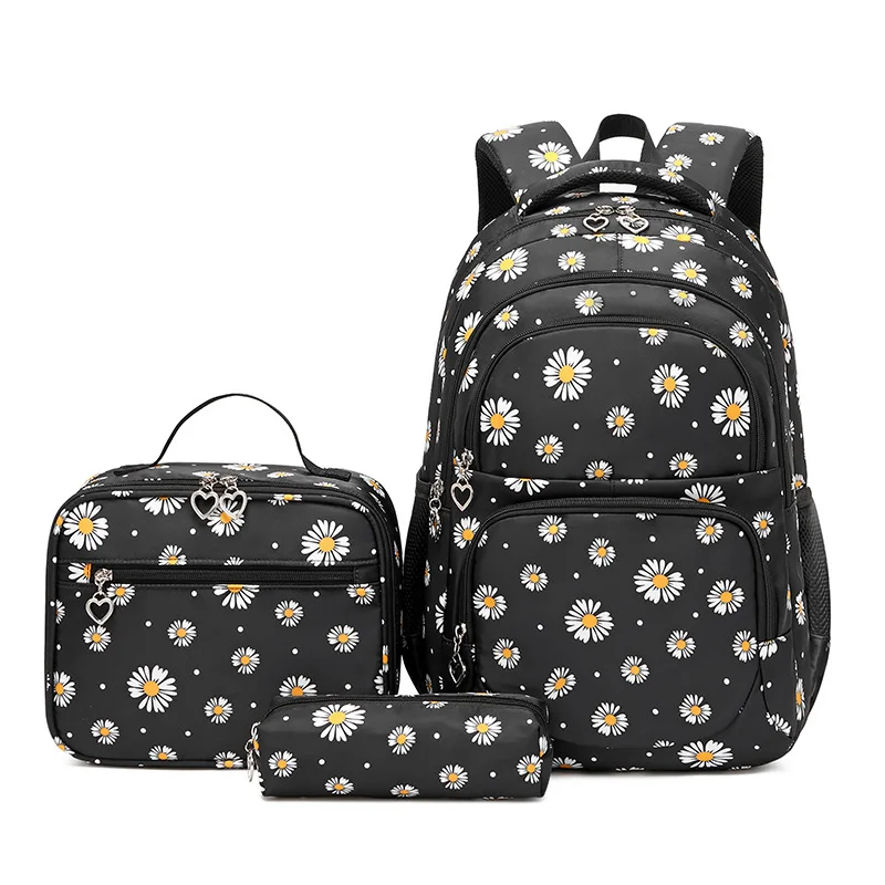 3 Pcs Set Children's Backpacks Cute Student School Bag for Girls Waterproof School bags With Lunch bag Pencil Case
3 Pcs Set Children's Backpacks Cute Student School Bag for Girls Waterproof School bags With Lunch bag Pencil Case