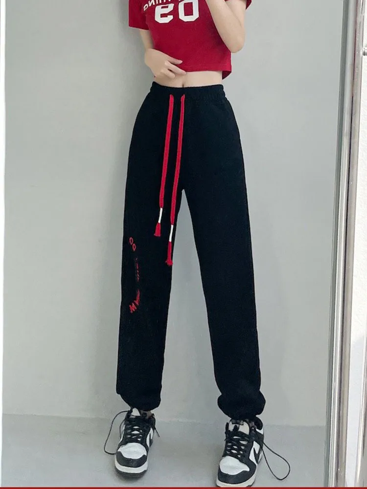 Bundle Feet Plain Sports Pants Women's Summer Thin Loose High Waist Casual Ins Hip Hop Solid Color Trousers Female Sweatpants
Bundle Feet Plain Sports Pants Women's Summer Thin Loose High Waist Casual Ins Hip Hop Solid Color Trousers Female Sweatpants