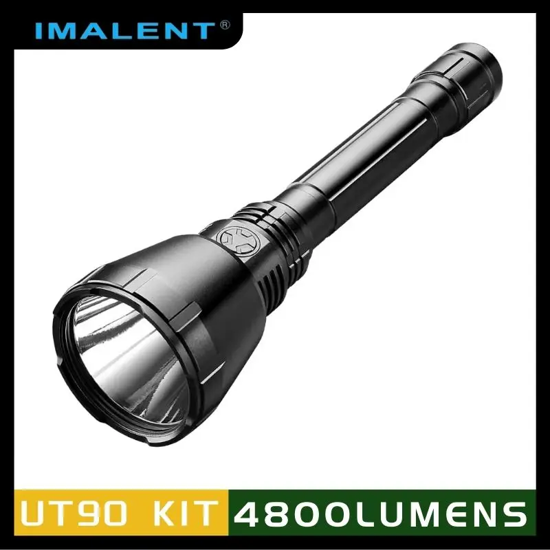 IMALENT UT90 KIT Tactical Flashlight 4800 Lumens Rechargeable Torch Lantern Self Defense Outdoor Lighting Weapons Searchlight
IMALENT UT90 KIT Tactical Flashlight 4800 Lumens Rechargeable Torch Lantern Self Defense Outdoor Lighting Weapons Searchlight