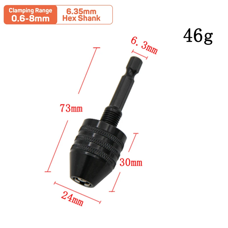 Mr Drill Быстросменный Сверлильный Патрон 0.6-8мм
Mr Drill Быстросменный Сверлильный Патрон 0.6-8мм