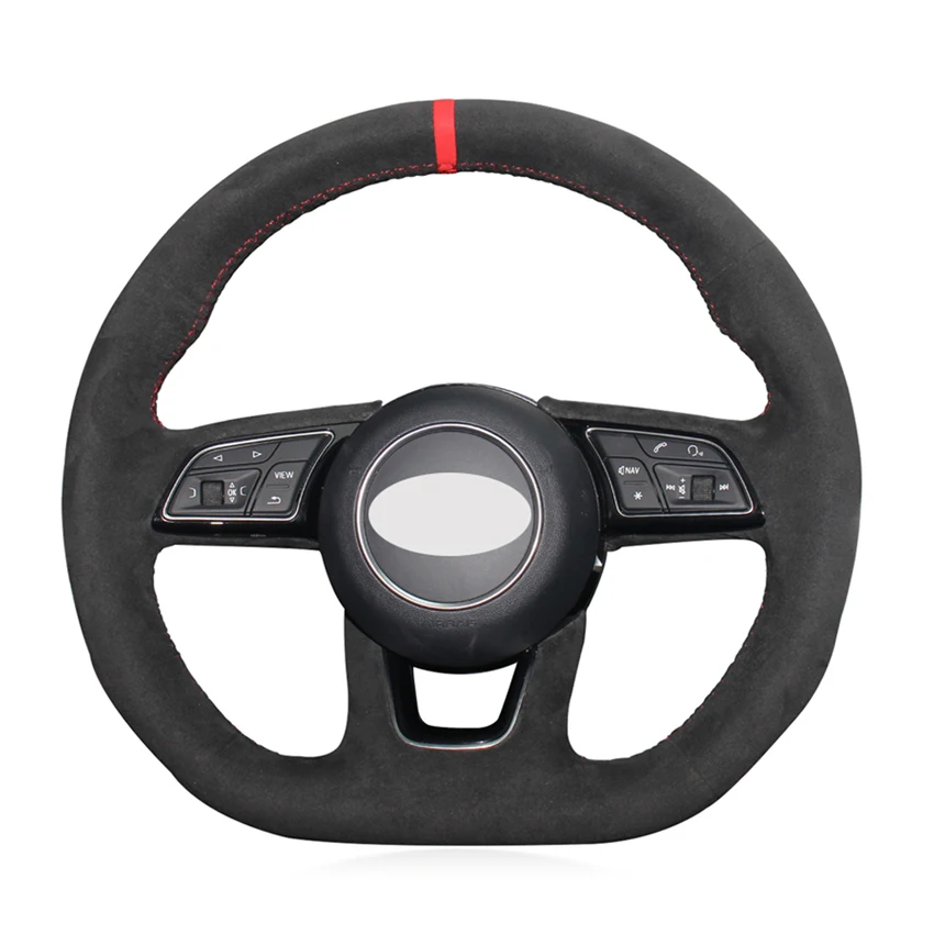 Hand-stitched Black Faux Suede Marker Steering Wheel Cover for Audi A4 S4 2016-2019 A5 RS5 2017-2019 RS4 2018-2019 S7 2018-2019
Hand-stitched Black Faux Suede Marker Steering Wheel Cover for Audi A4 S4 2016-2019 A5 RS5 2017-2019 RS4 2018-2019 S7 2018-2019