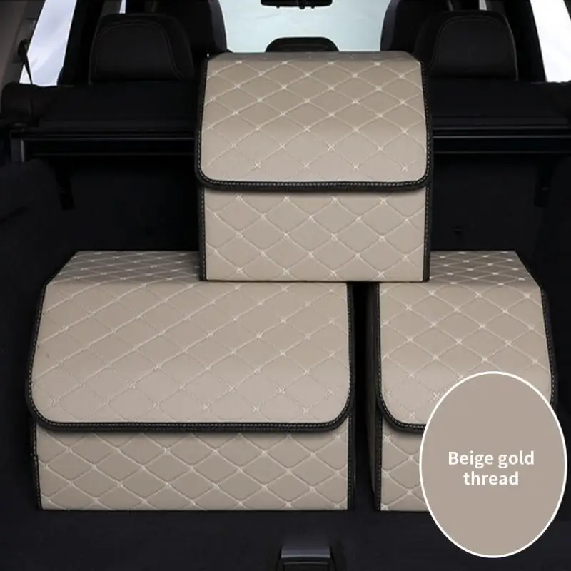 Collapsible Car Trunk Storage Box High Capacity Organizer In The Car PU Leather Trunk Tool Box Auto Accessories Storage Bag
Collapsible Car Trunk Storage Box High Capacity Organizer In The Car PU Leather Trunk Tool Box Auto Accessories Storage Bag