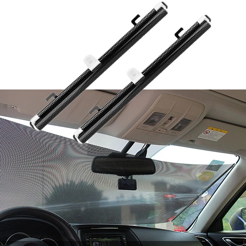 

Retractable Car Side Window Sunshades Blind Protection Window Film Rear Sunshade Auto Sun Shade Visor Roller Car Curtain