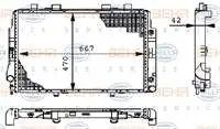 8MK376711-174 for engine water radiator S-CLASS W140 9198 C140 C140 
8MK376711-174 for engine water radiator S-CLASS W140 9198 C140 C140