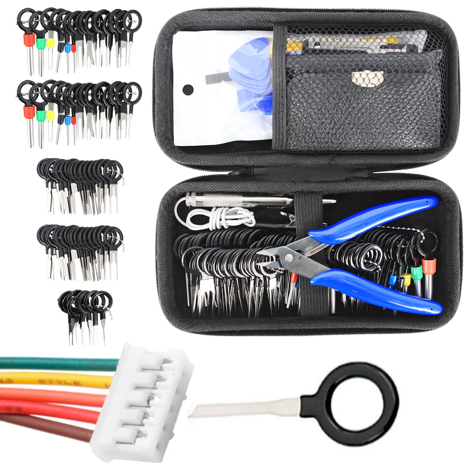 Car Terminal Removal Tool Electrical Wiring Crimp Connector Pin Extractor Kit Car Electrico Repair Hand Tools
Car Terminal Removal Tool Electrical Wiring Crimp Connector Pin Extractor Kit Car Electrico Repair Hand Tools