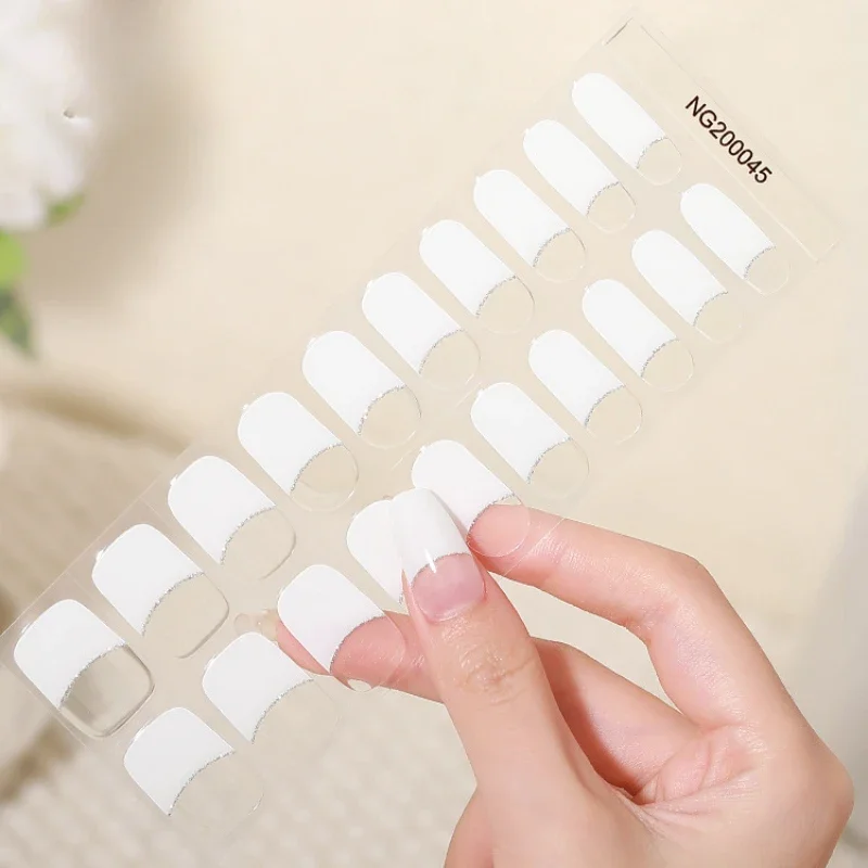 20Tips/Sheet Semi-Cured Gel Nail Patch Pink Tulip Flower Adhesive Sliders Long Lasting Full Cover Nail Stcikers UV Lamp Need
20Tips/Sheet Semi-Cured Gel Nail Patch Pink Tulip Flower Adhesive Sliders Long Lasting Full Cover Nail Stcikers UV Lamp Need