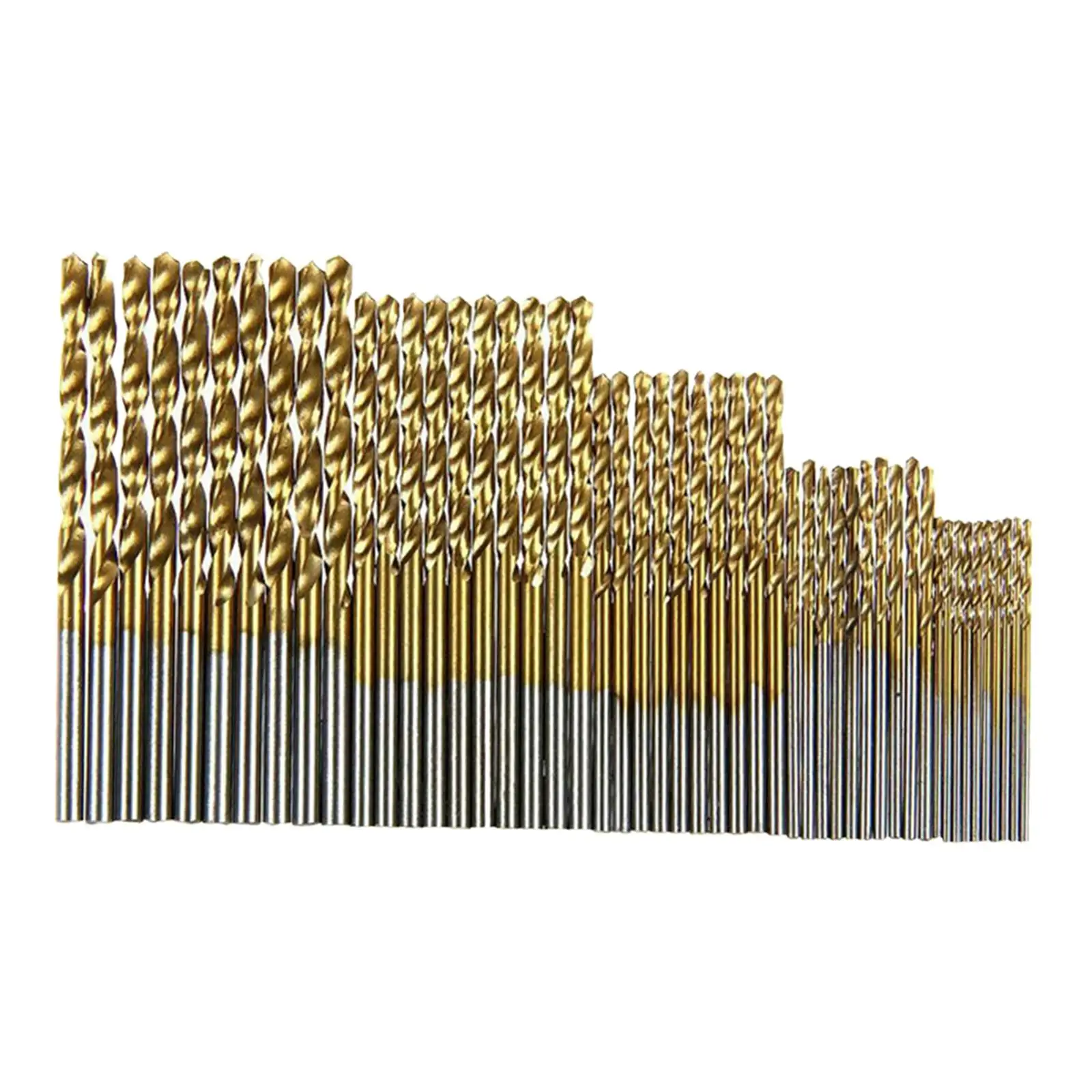 100x Titanium Coated Twist Drill Bit Set Multipurpose High Speed Steel Quick Change Straight for DIY Project Home
100x Titanium Coated Twist Drill Bit Set Multipurpose High Speed Steel Quick Change Straight for DIY Project Home