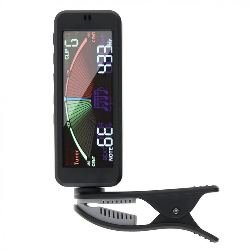 2X 3 In 1 Guitar Tuner Large LCD Screen Metronome Generator With Clip For Chromatic Guitar Bass Ukulele Violin
2X 3 In 1 Guitar Tuner Large LCD Screen Metronome Generator With Clip For Chromatic Guitar Bass Ukulele Violin