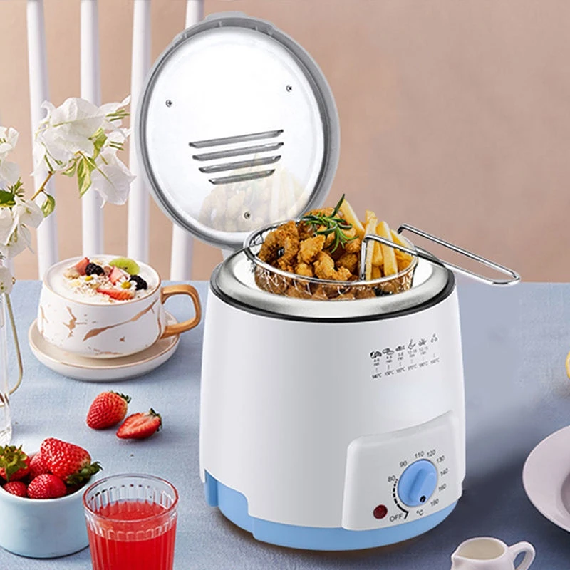 Smokeless Multifunctional 0.5L Mini Electric Oil Fryer Oven French Fries Chicken Frying Pot Grill Fried Fish Hotpot Machine EU
Smokeless Multifunctional 0.5L Mini Electric Oil Fryer Oven French Fries Chicken Frying Pot Grill Fried Fish Hotpot Machine EU