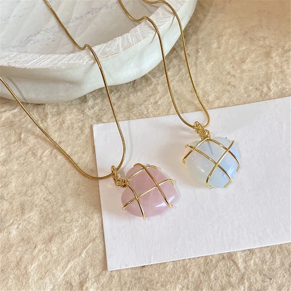 2022 Fashion Opal Heart Necklace Diamond Castle Necklace For Woman Girls Rose Quartz Barbie Necklace Jewelry Accessories Gift
2022 Fashion Opal Heart Necklace Diamond Castle Necklace For Woman Girls Rose Quartz Barbie Necklace Jewelry Accessories Gift
