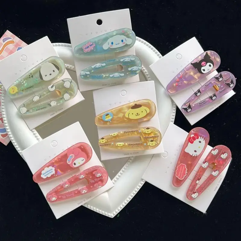 Hellokittys Kawaii аниме Sanrio карта для волос мультфильм милый Pachacco Kuromi сладкое творчество Y2K Лазерная заколка лучший рождественский подарок
Hellokittys Kawaii аниме Sanrio карта для волос мультфильм милый Pachacco Kuromi сладкое творчество Y2K Лазерная заколка лучший рождественский подарок