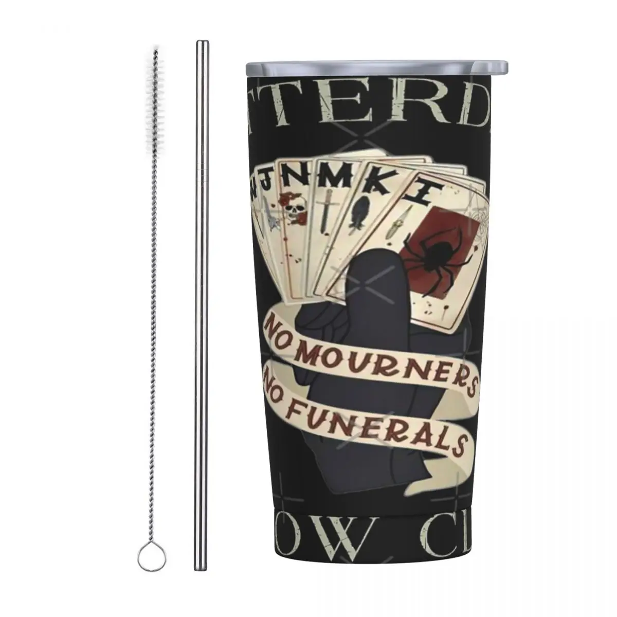 Six Of Crows Ketterdam Crow Club Stainless Steel Mug Environmentally Friendly easy to use With straw Thermal insulation
Six Of Crows Ketterdam Crow Club Stainless Steel Mug Environmentally Friendly easy to use With straw Thermal insulation