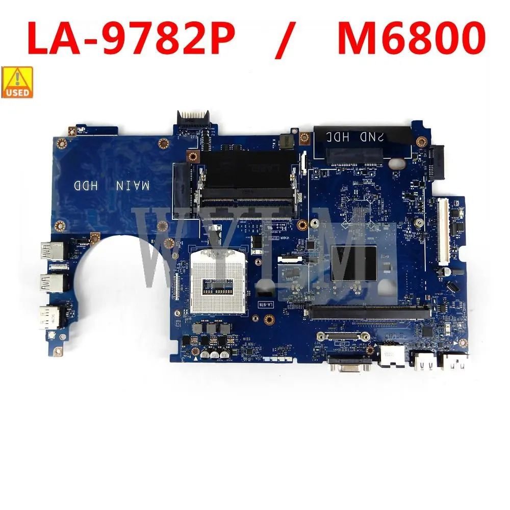 M6800 CN 031PM0 0GDMGC motherboard DDR3 hm86 LA-9782P REV:1.0 A00 For DELL Precision M6800 Laptop Motherboard Used
M6800 CN 031PM0 0GDMGC motherboard DDR3 hm86 LA-9782P REV:1.0 A00 For DELL Precision M6800 Laptop Motherboard Used