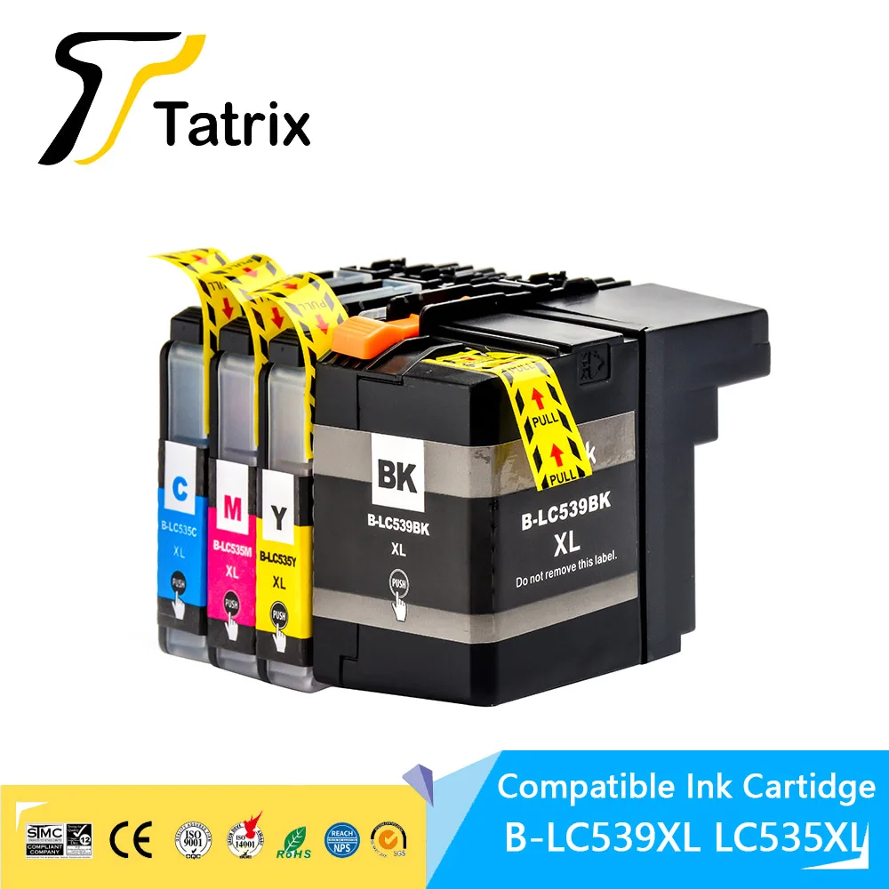 4PK LC539 LC539XL BK LC535 LC535XL C/M/Y Full Compatibel Ink Cartridge For Brother DCP-J100/DCP-J105/MFC-J200 InkBenefit
4PK LC539 LC539XL BK LC535 LC535XL C/M/Y Full Compatibel Ink Cartridge For Brother DCP-J100/DCP-J105/MFC-J200 InkBenefit