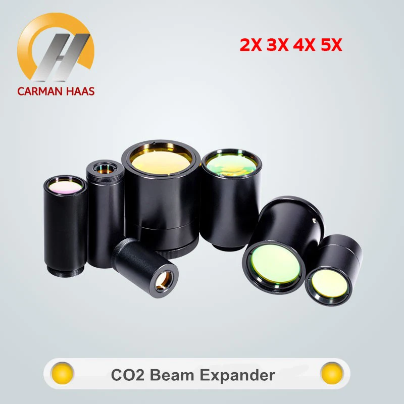 

Carmanhaas 2X 3X 4X 5X CO2 Beam Expander M22*0.75 for Laser Engraving Cutting Machine