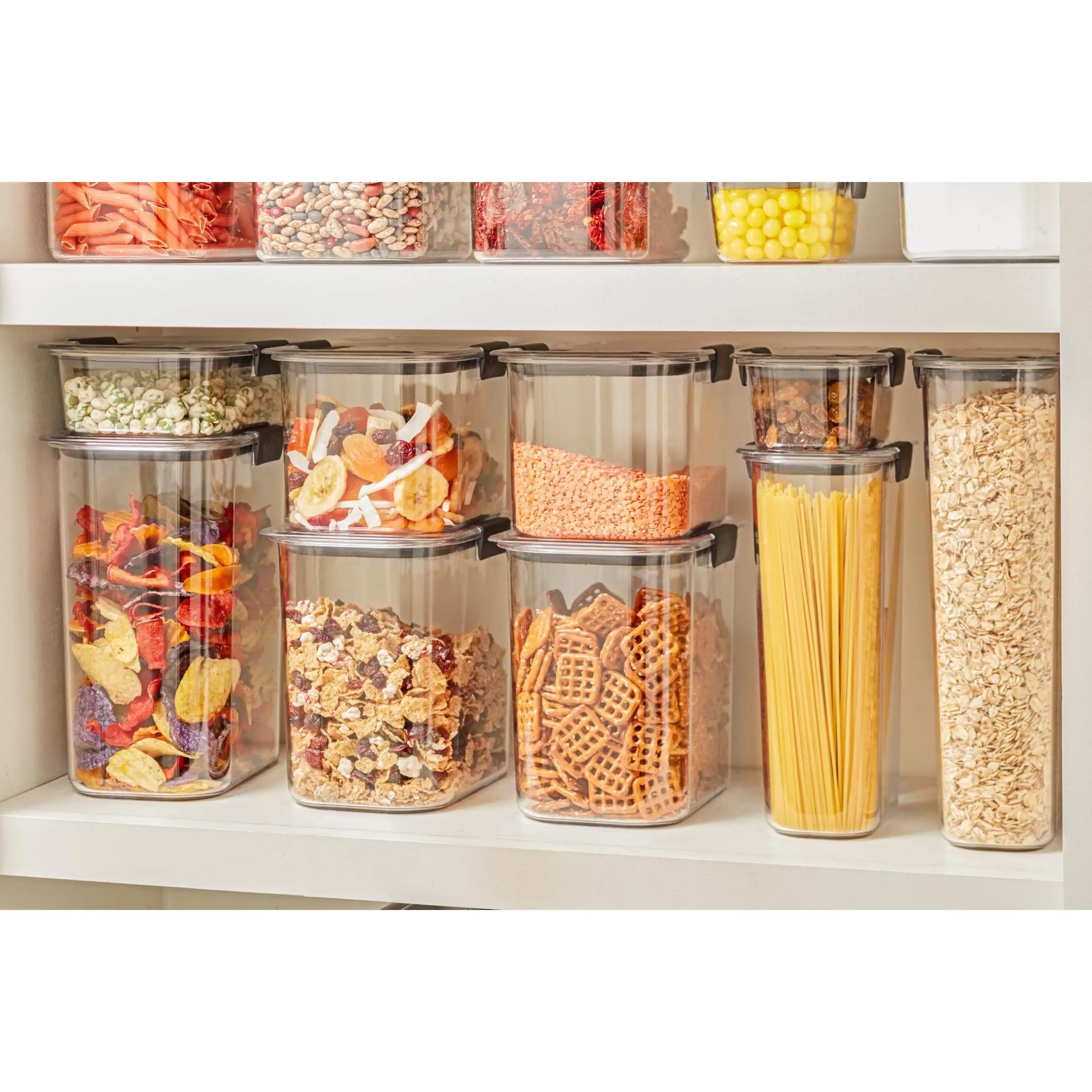 

Rubbermaid Brilliance Tritan Pantry Storage Set of 3 with Airtight Lids