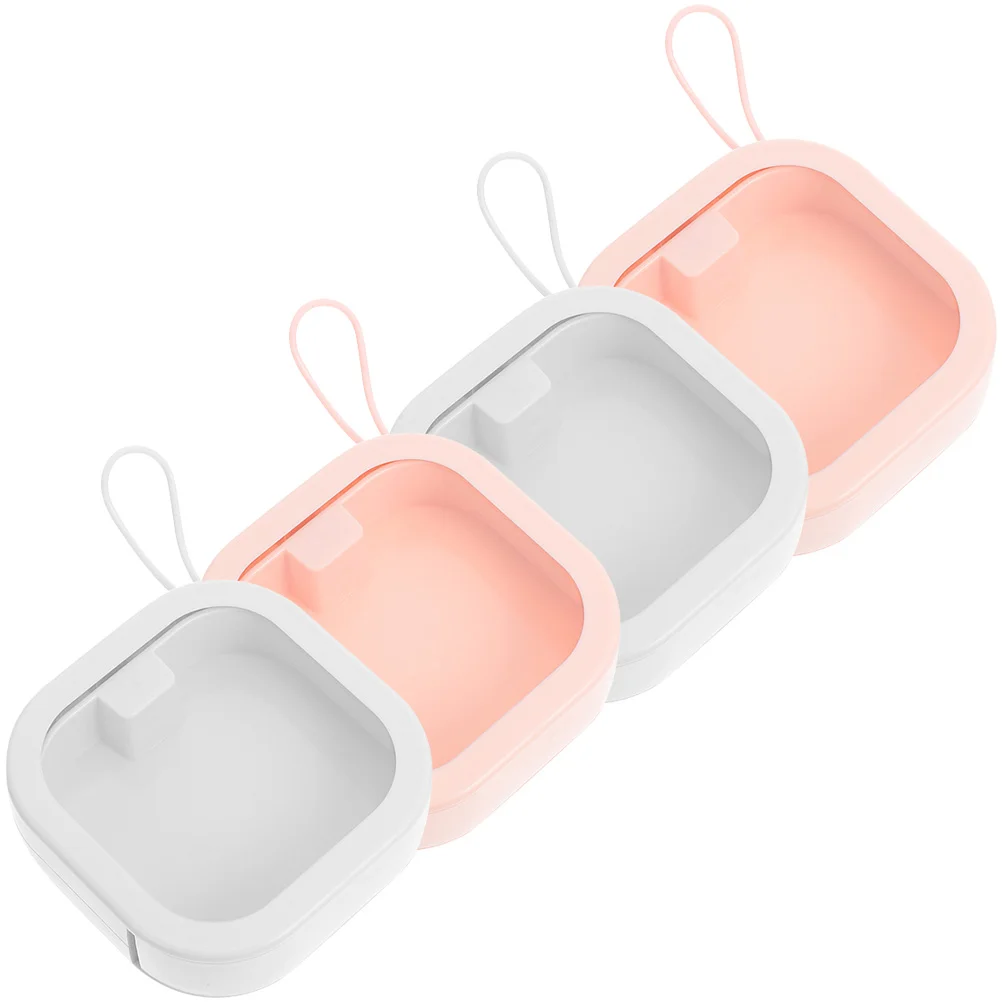 4 Pcs Cotton Pad Kid Hair Ties Travel Ring Holder Clip Organizer Storage Abs Supplies
4 Pcs Cotton Pad Kid Hair Ties Travel Ring Holder Clip Organizer Storage Abs Supplies