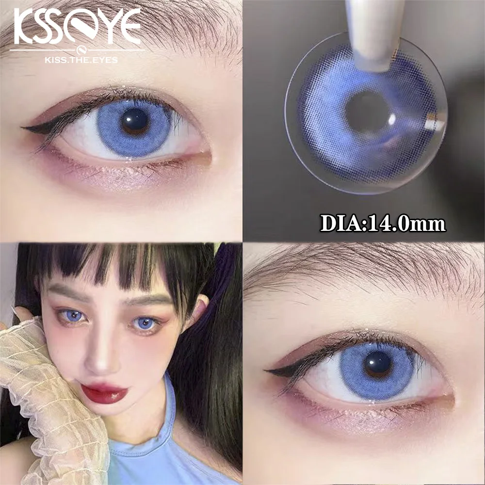 KSSEYE 2Pcs High Quality Contact Lenses for Eyes with Myopia Prescription Fashion Color Lenses Beauty Pupil Yearly Fast Shipping
KSSEYE 2Pcs High Quality Contact Lenses for Eyes with Myopia Prescription Fashion Color Lenses Beauty Pupil Yearly Fast Shipping