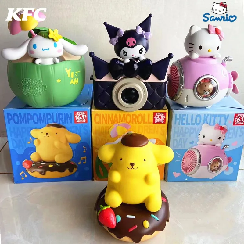 Sanrio серия 2023 KFC Международный день детей Kuromi Hellokitty Cinnamoroll Мультяшные декоративные куклы игрушки Праздничные подарки
Sanrio серия 2023 KFC Международный день детей Kuromi Hellokitty Cinnamoroll Мультяшные декоративные куклы игрушки Праздничные подарки