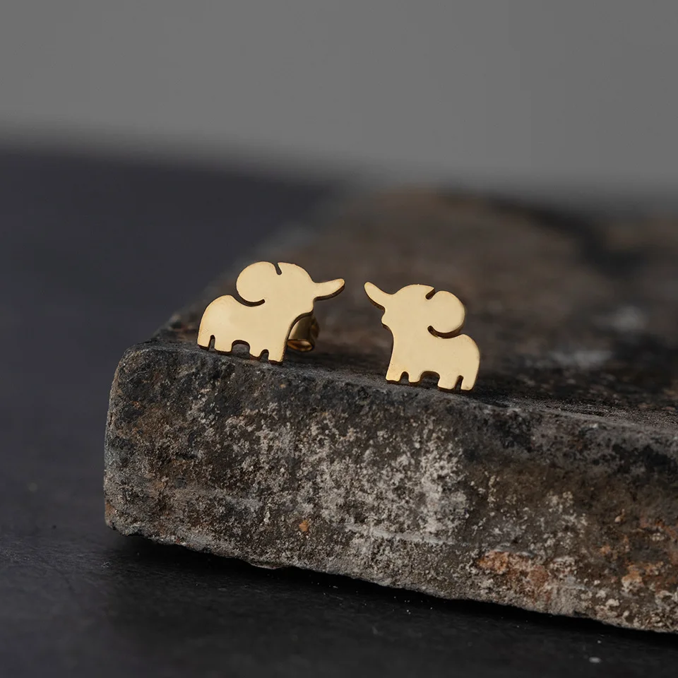 TULX Stainless Steel Stud Earring For Women Man Mini African Elephant Earrings Cute Animal Earrings Fashion Engagement Jewelry
TULX Stainless Steel Stud Earring For Women Man Mini African Elephant Earrings Cute Animal Earrings Fashion Engagement Jewelry