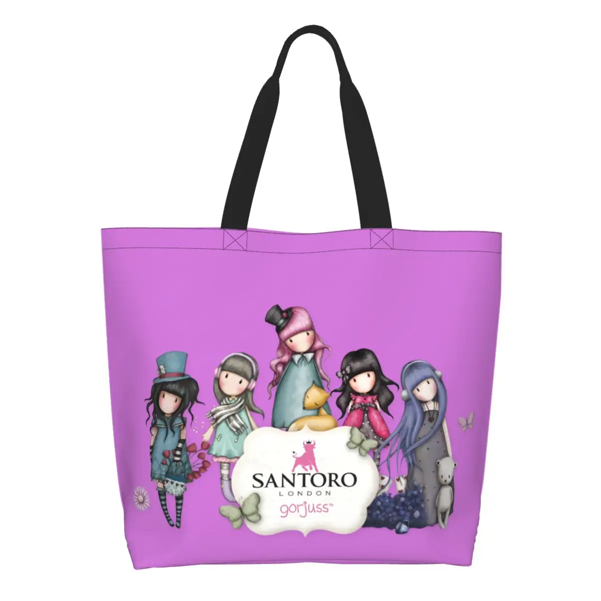 Сумка-шоппер Женская холщовая, Забавный саквояж на плечо, мешок для покупки продуктов, вместительная сумочка
Сумка-шоппер Женская холщовая, Забавный саквояж на плечо, мешок для покупки продуктов, вместительная сумочка