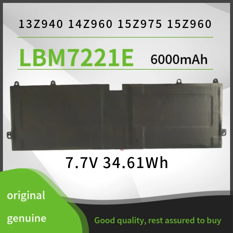 Аккумулятор для 6000mAh LBP7221E 13Z940 13ZD940-GX58K 14Z950 EAC62198201 13ZD940 14ZD960-GX5GK 15Z960 15Z975 15ZD975 LBG722VH
Аккумулятор для 6000mAh LBP7221E 13Z940 13ZD940-GX58K 14Z950 EAC62198201 13ZD940 14ZD960-GX5GK 15Z960 15Z975 15ZD975 LBG722VH