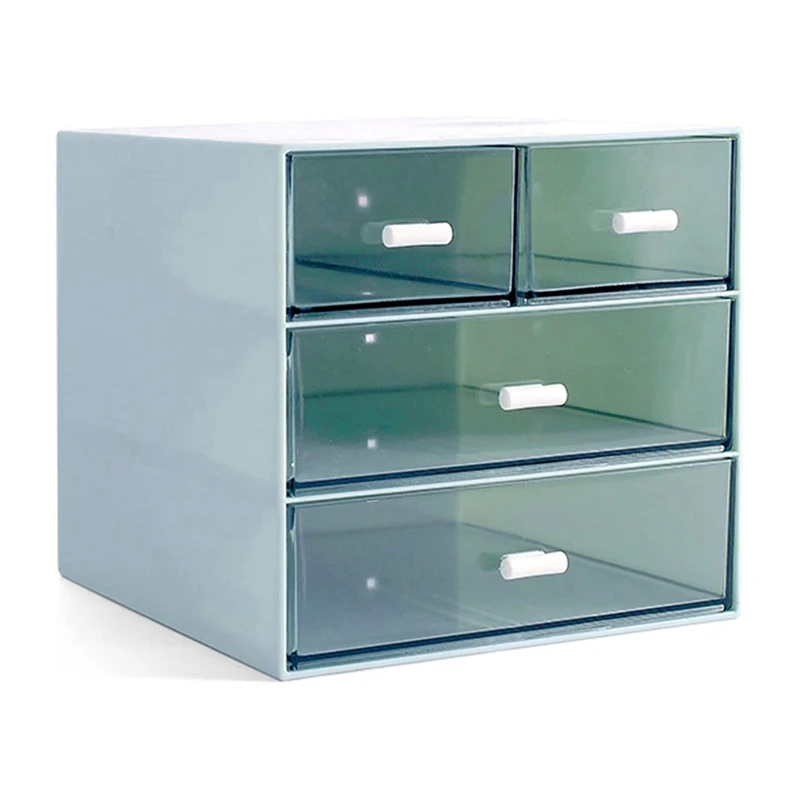 Makeup Organizer, Desk Organizer With 4 Drawers, Sundries Organizer, Cosmetic Organizer, Bathroom Counter
Makeup Organizer, Desk Organizer With 4 Drawers, Sundries Organizer, Cosmetic Organizer, Bathroom Counter