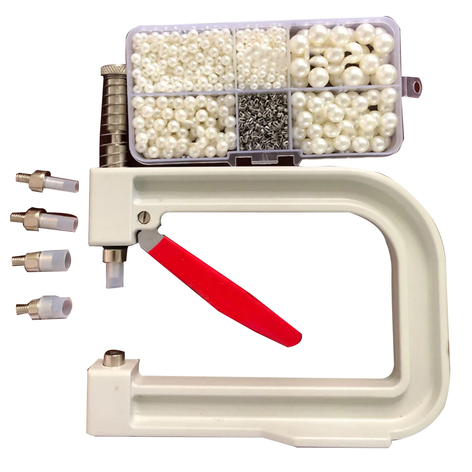 Manual Nailed Bead Machine Clothing Manual Pearl Cap Bead Rivet Fixing Machine DIY Repair Knitting Lace Hat Tools
Manual Nailed Bead Machine Clothing Manual Pearl Cap Bead Rivet Fixing Machine DIY Repair Knitting Lace Hat Tools
