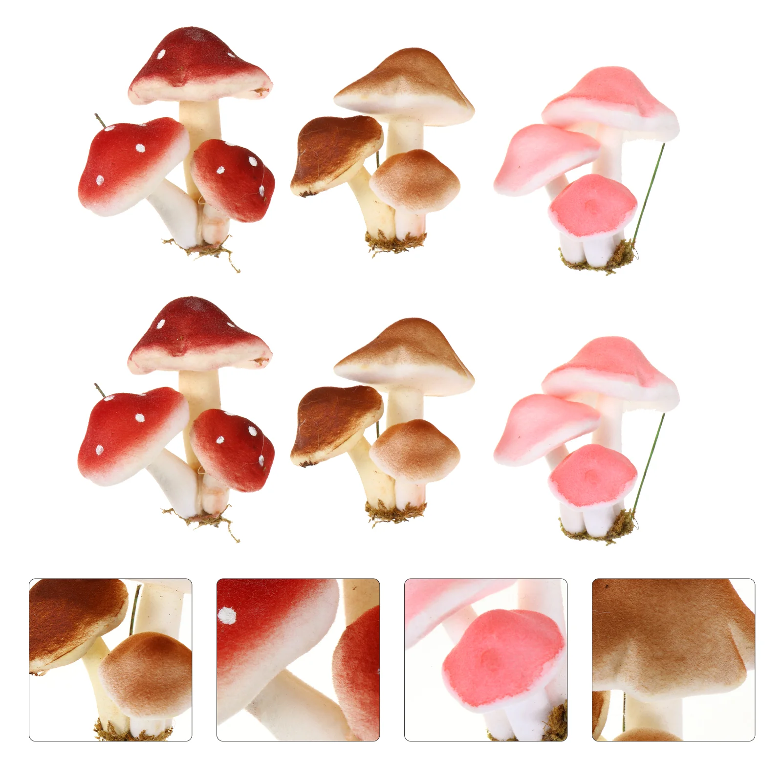 6 Pcs Simulation Mushroom Artificial Plants Outdoors Artificial Mushrooms Micro Landscape Accessories Artificial Indoor Plants
6 Pcs Simulation Mushroom Artificial Plants Outdoors Artificial Mushrooms Micro Landscape Accessories Artificial Indoor Plants