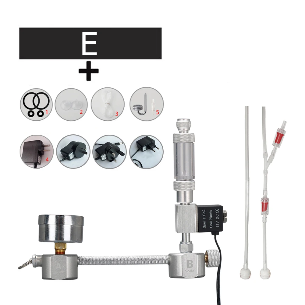Aquarium DIY CO2 Generator System Kits CO2 Generator Bubble Counter Diffuser with Solenoid Valves for Aquatic Plants Growth
Aquarium DIY CO2 Generator System Kits CO2 Generator Bubble Counter Diffuser with Solenoid Valves for Aquatic Plants Growth