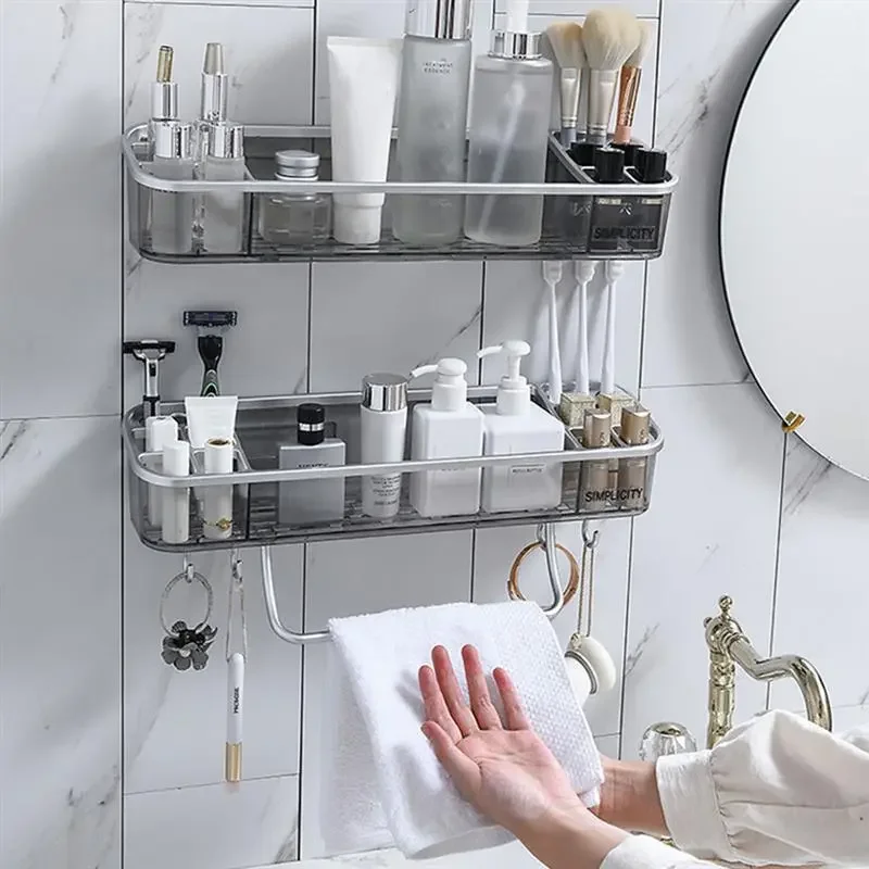 Shelves Shower Storage Rack Holder Wall Mounted Storage Organizer Kitchen Rack For Washroom Toilet Bathroom
Shelves Shower Storage Rack Holder Wall Mounted Storage Organizer Kitchen Rack For Washroom Toilet Bathroom