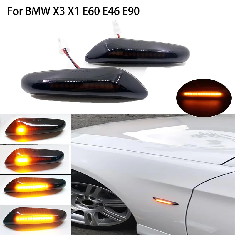 2Pcs Led Side Marker Light Dynamic Turn Signal Sequtntial Light Indicator Lamp For BMW E90 E91 E92 E60 E87 E46 Indicator Lamp
2Pcs Led Side Marker Light Dynamic Turn Signal Sequtntial Light Indicator Lamp For BMW E90 E91 E92 E60 E87 E46 Indicator Lamp
