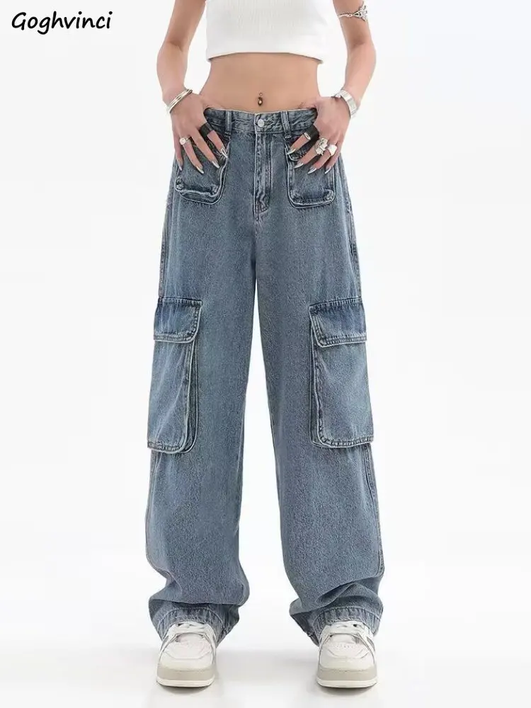 Cargo Jeans Women Do Old Harajuku Casual Personality Unisex Spring Students Streetwear Fashion Loose Korean Style New All-match
Cargo Jeans Women Do Old Harajuku Casual Personality Unisex Spring Students Streetwear Fashion Loose Korean Style New All-match